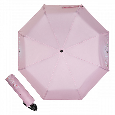 Зонт складной Ferre 6034-OC Classic Rose Pink Женский Розовый Полный автомат