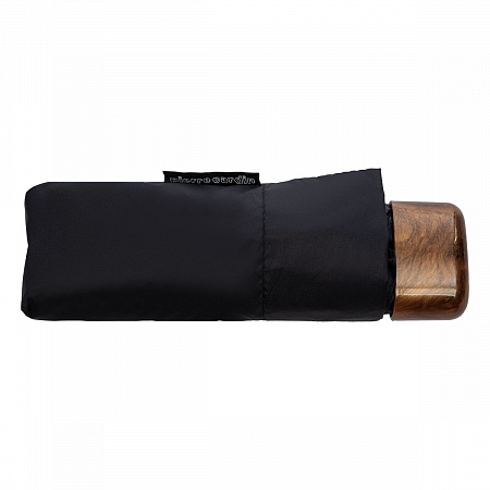 Зонт складной Pierre Cardin 83702-OM Supermini Flat Black Женский, Мужской Черный Механика