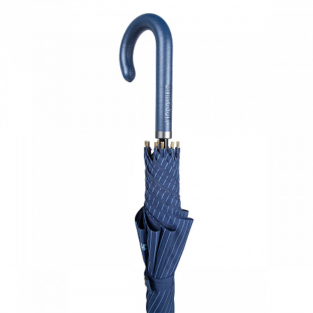 Зонт-трость Moschino 8509-67autof Pinstripes Blue   