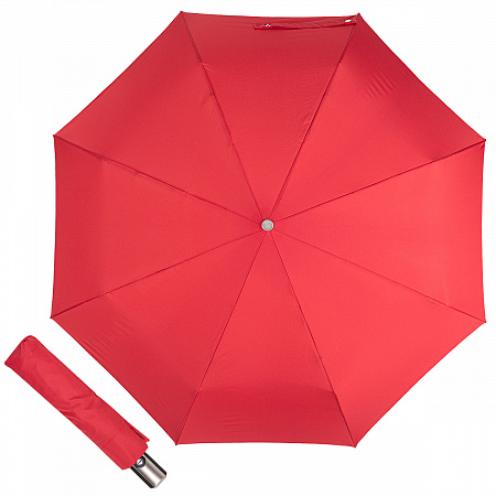 Зонт складной Guy De Jean 6100-OC Classic Red Женский Красный Автомат