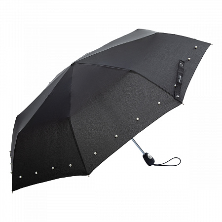 Зонт складной Pierre Cardin 82540-OC Pearl Black Женский Черный Полный автомат
