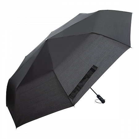Зонт складной Baldinini 746163-OC Jumbo Classic Black Мужской Черный Полный автомат