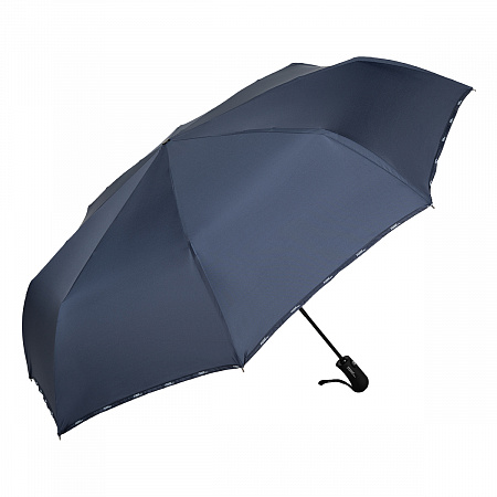 Зонт складной Ferre 3016-OC Logo Classic Blue Мужской Синий Полный автомат
