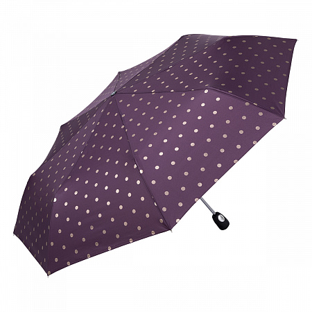 Зонт складной Pierre Cardin 82830-OC Dots Dark Lilac Женский Фиолетовый Полный автомат