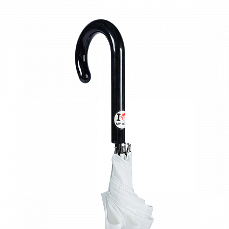 Зонт-трость EMME M426-LA Love Pets Beige Женский, Мужской Белый Полуавтомат