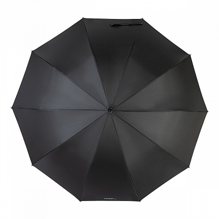 Зонт-трость Ferre 3043-LA Bamboo Black Мужской Черный Полуавтомат
