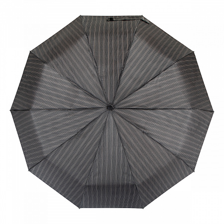 Зонт складной Ferre 688-OC Stripes Grey New Мужской Серый Автомат, система Антиветер