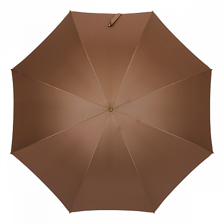 Зонт-трость Pasotti Uno Oxford Beige Pelle Женский Бежевый Полуавтомат