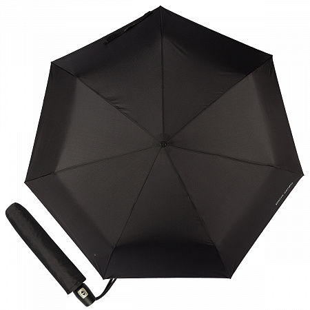 Зонт складной Pierre Cardin 85267-OC Mini classic Black Мужской Черный Автомат