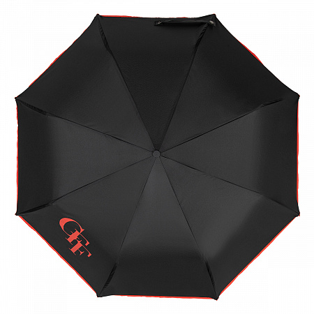 Зонт складной Ferre 373-OM Classic Black Женский, Мужской Черный Полуавтомат