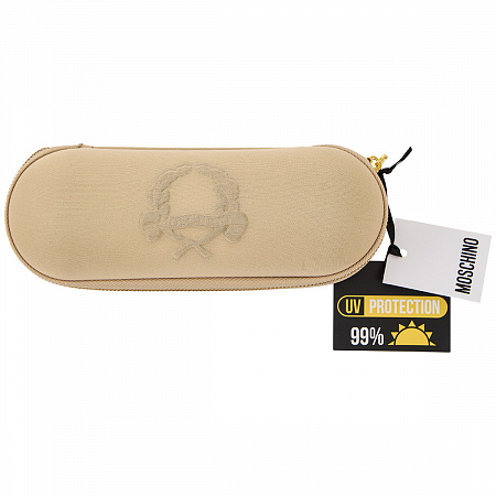 Зонт складной Moschino 8981-superminiD Laurel logo Beige Женский Бежевый Механический
