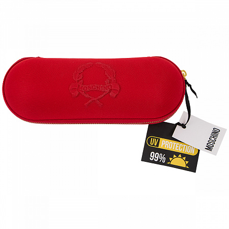 Зонт складной Moschino 8981-superminiC Laurel logo Red Женский Красный Механический