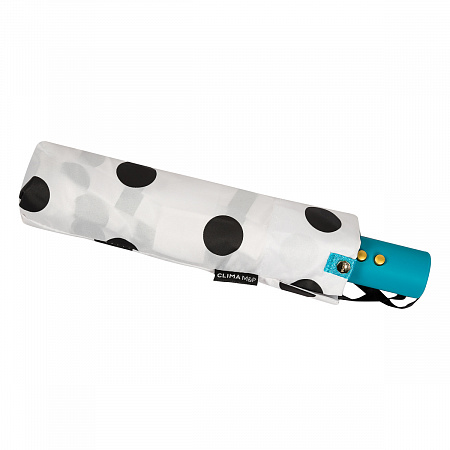 Зонт складной M&amp;P C58215 Dots White Женский Черный, Белый Автомат