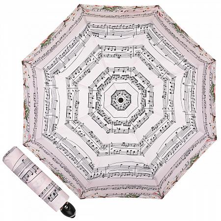 Зонт складной EMME M511-OC Music &amp; Roses Pink Женский Розовый Автомат