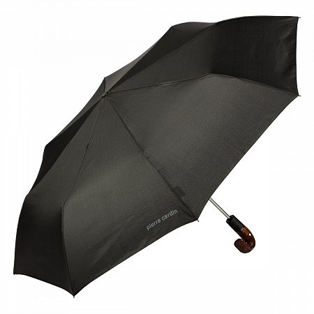 Зонт складной Pierre Cardin 83567-OC Romano Black Мужской Черный Автомат