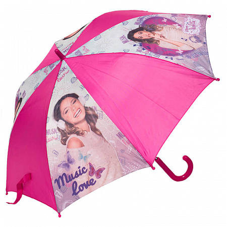 Зонт-трость Детский Disney Violetta Pink   