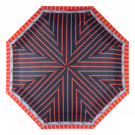 Зонт складной Pierre Cardin 660-OC Stripes Multi Женский Черный, Серый, Оранжевый, Красный Автомат