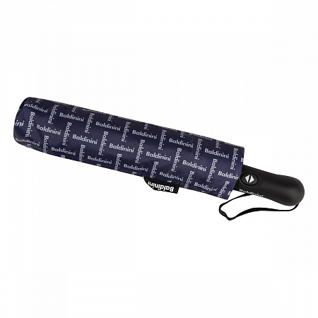 Зонт складной Baldinini 39-OC Logo Dark Blue Мужской Синий Полный автомат