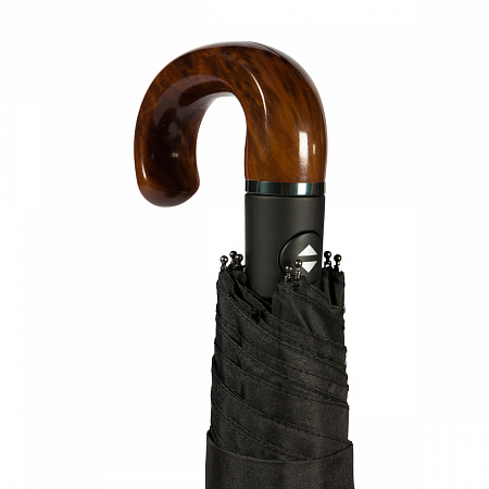 Зонт складной Pierre Cardin 83567-OC Romano Black Мужской Черный Автомат