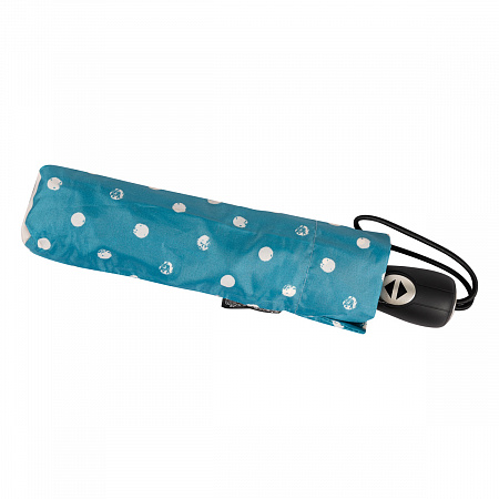 Зонт складной Pierre Cardin 82297-OC Blue Dots Crema Женский Голубой, Бежевый Полный автомат