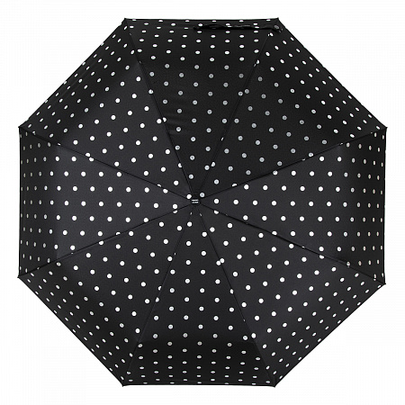 Зонт складной Pierre Cardin 82827-OC Dots Black Женский Черный, Белый Полный автомат