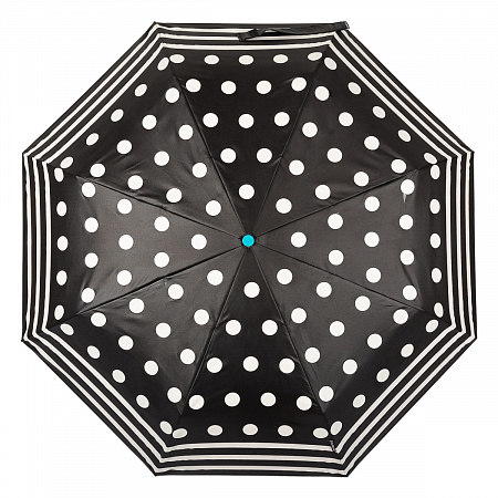 Зонт складной M&amp;P C58215 Dots Black Женский Черный, Белый Автомат
