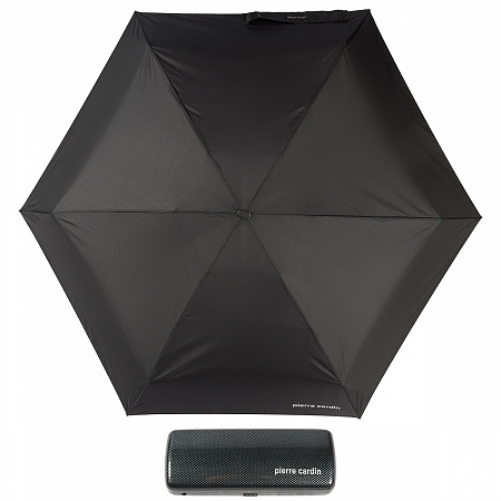 Зонт складной Pierre Cardin 83701-OM Supermini Flat  Black   