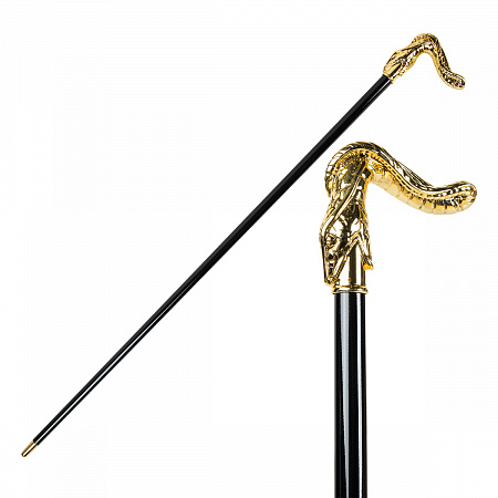 Трость Pasotti Serpente Gold